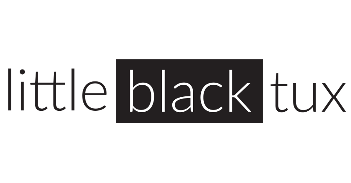 The black sales tux sizes