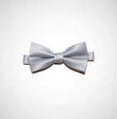 Platinum Poly/Satin Bow Tie - Women’s Tuxedo Suits | girls prom tuxedo | gal tux | Wedding Party, Bridesmaids