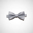 Silver Poly/Satin Bow Tie - Women’s Tuxedo Suits | girls prom tuxedo | gal tux | Wedding Party, Bridesmaids