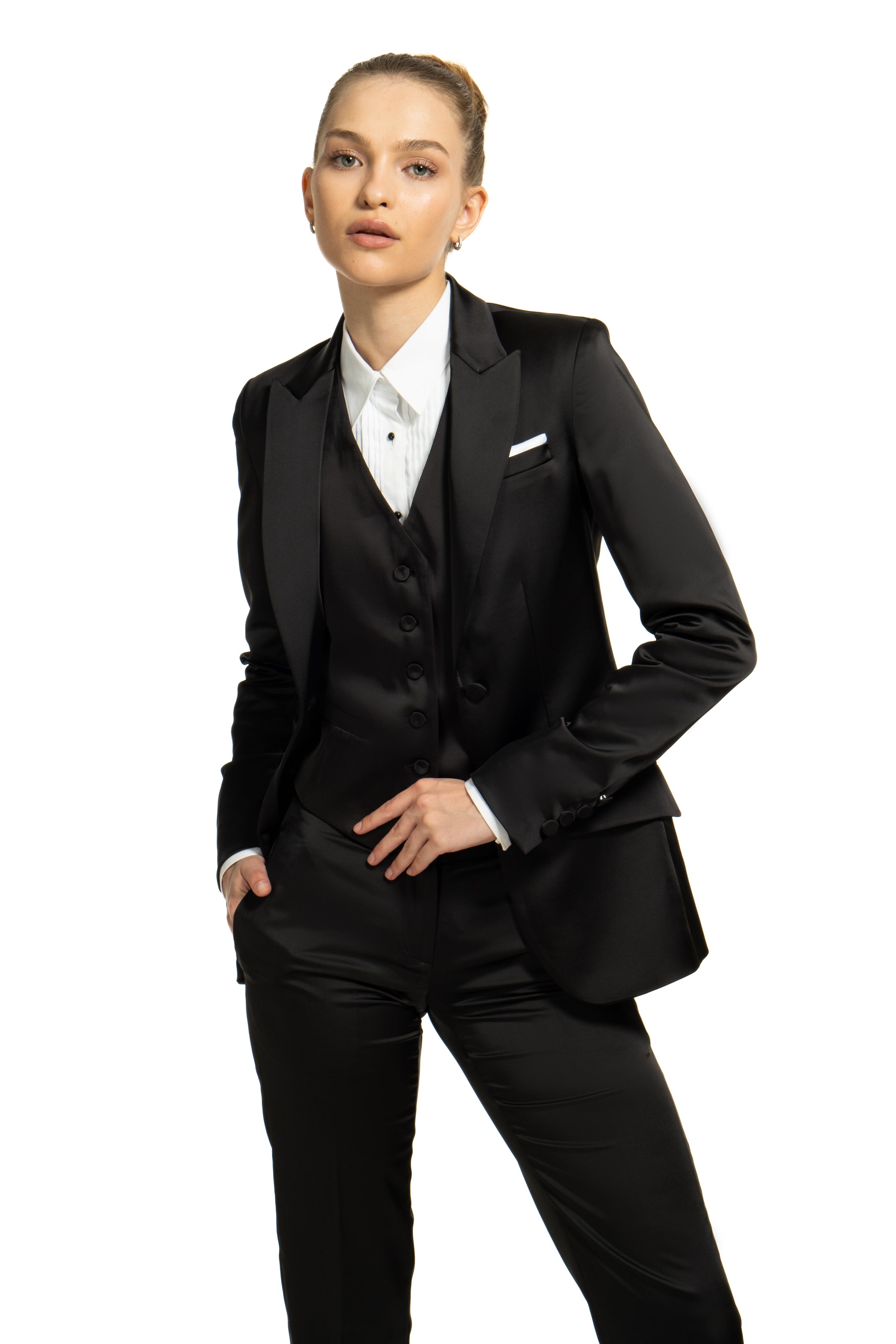 Buy Black Slim Tuxedo Suit Jacket from Next USA