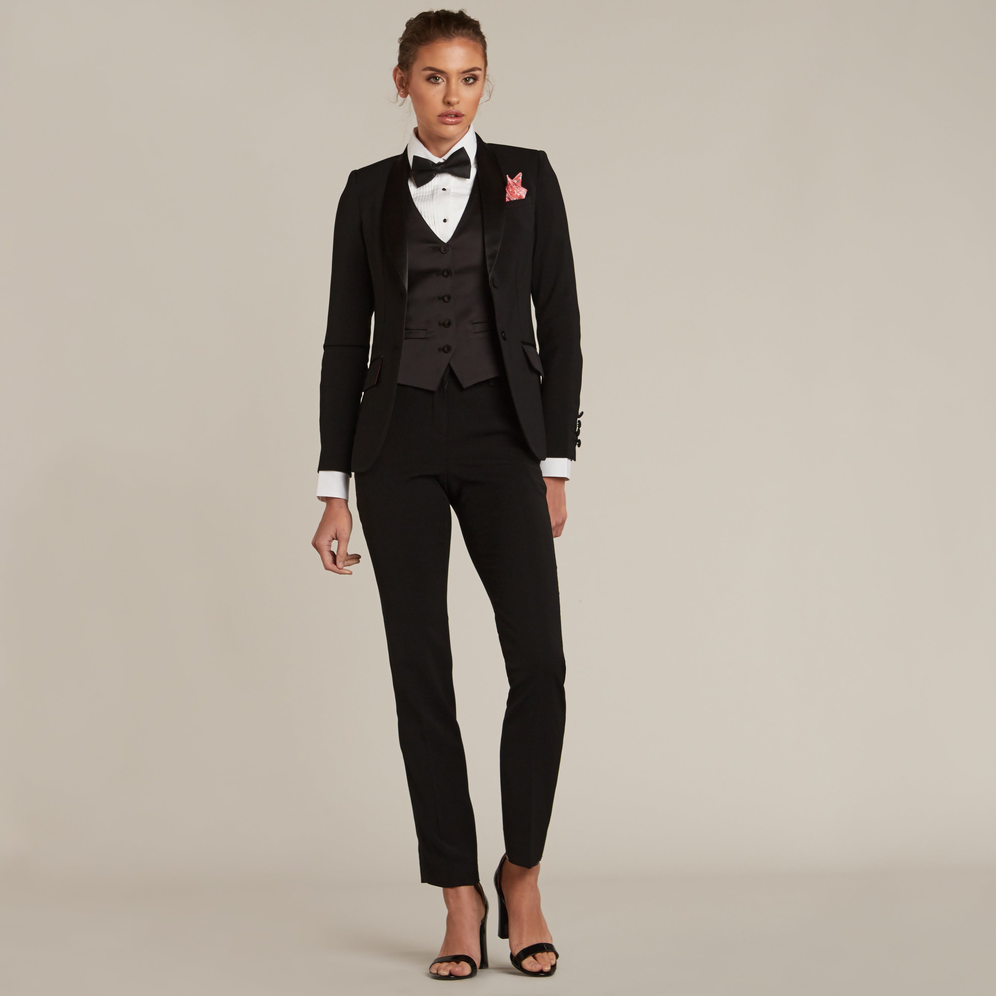Black Shawl Collar Tuxedo Jacket