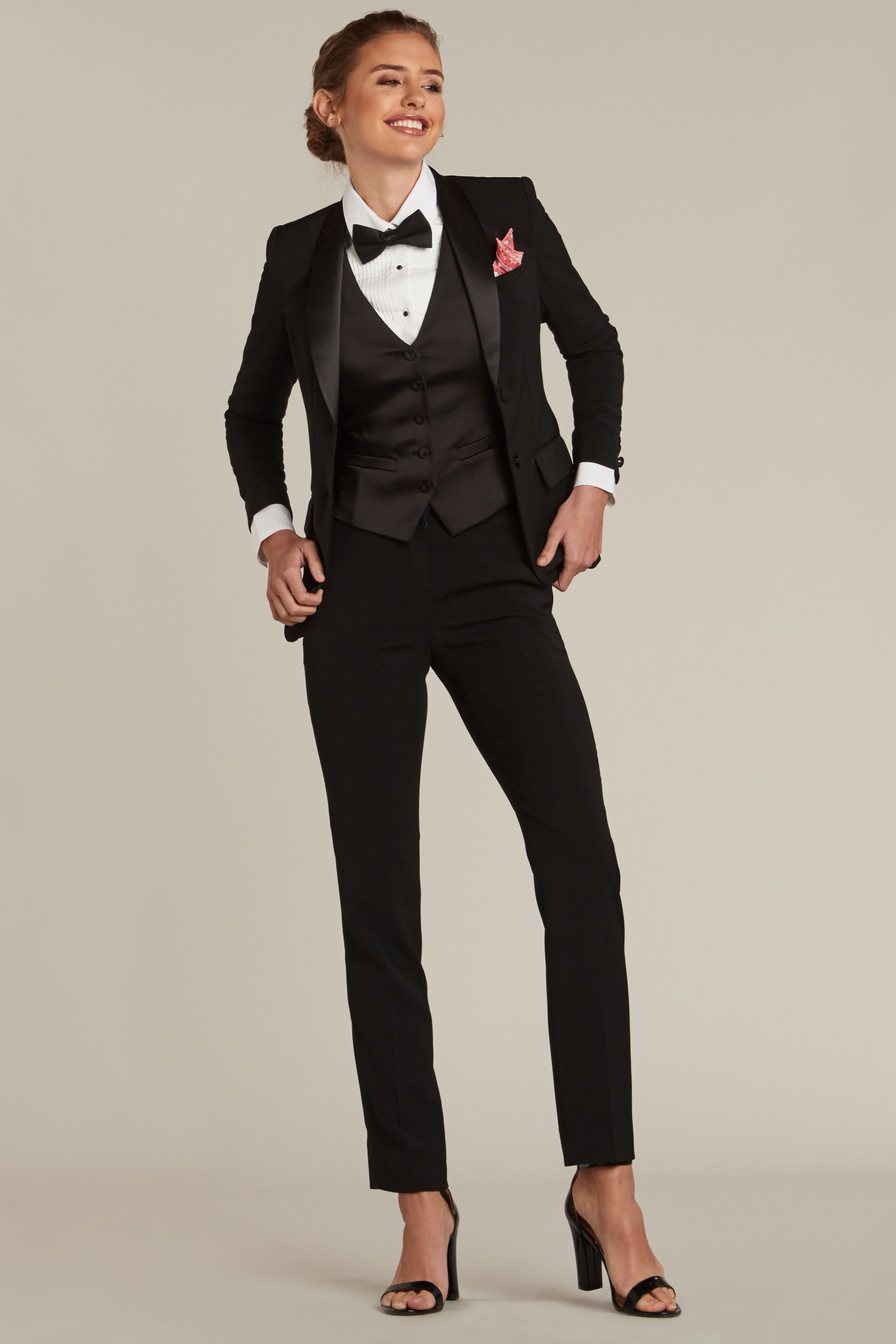 Black Shawl Collar Tuxedo Jacket