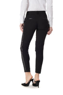 Black Ultra Slim Fit Tuxedo Pants w/ Satin Back Pocket