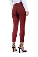 Burgundy Ultra Slim Fit Tuxedo Pants