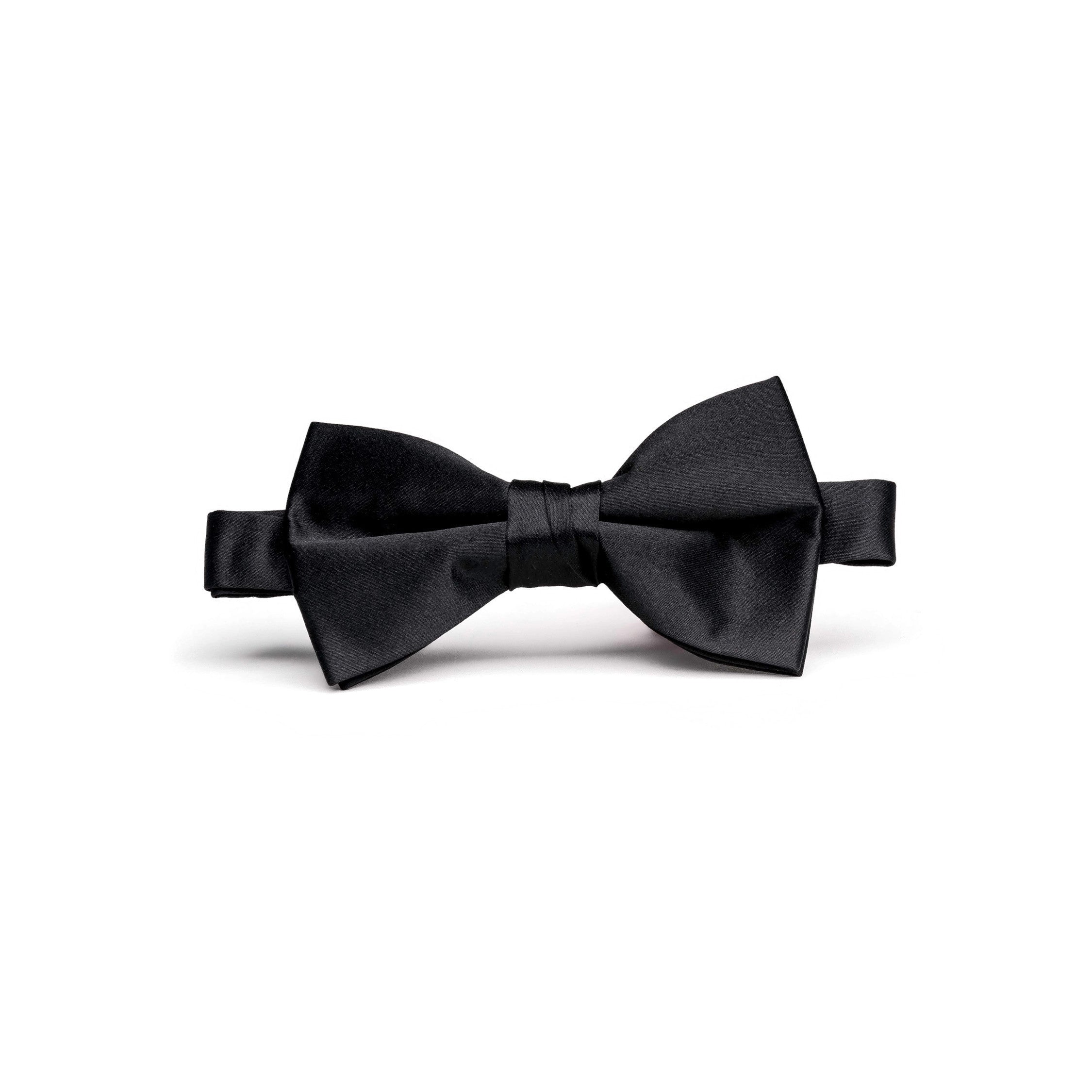 Black Satin Bow Tie - Women’s Tuxedo Suits | girls prom tuxedo | gal tux | Wedding Party, Bridesmaids