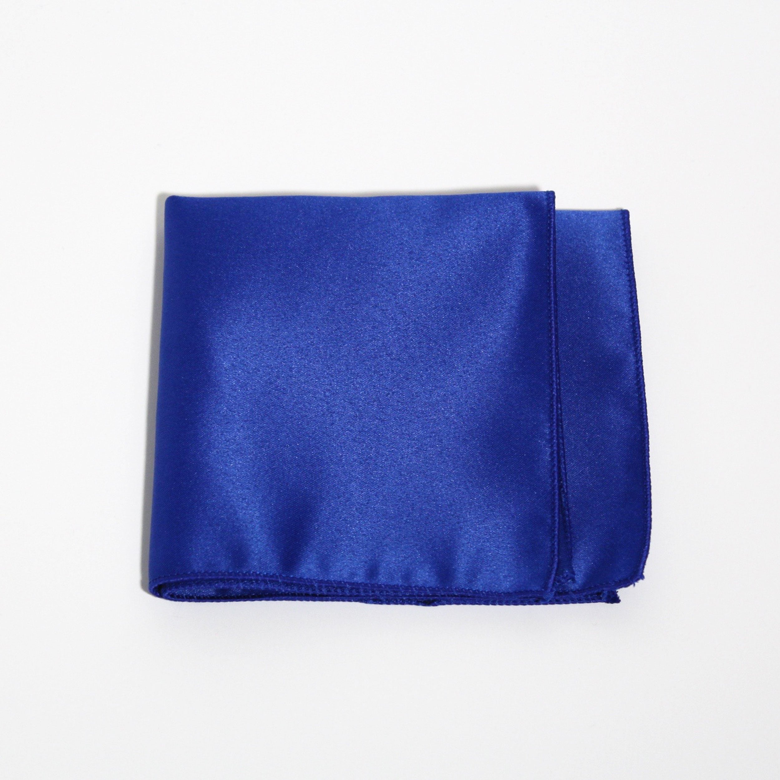 Royal Blue Poly/Satin Pocket Square