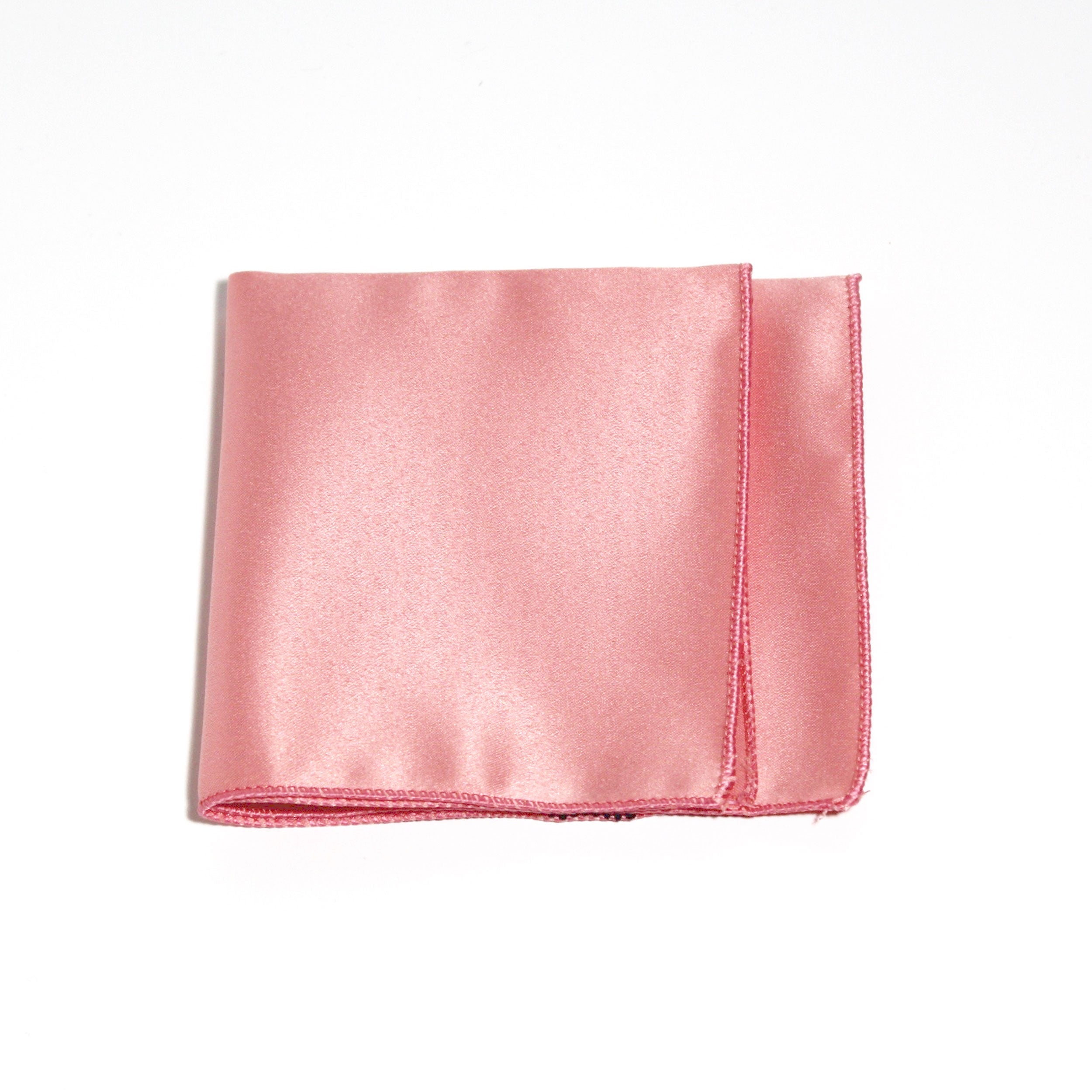 Rose Pink Poly/Satin Pocket Square - Women’s Tuxedo Suits | girls prom tuxedo | gal tux | Wedding Party, Bridesmaids