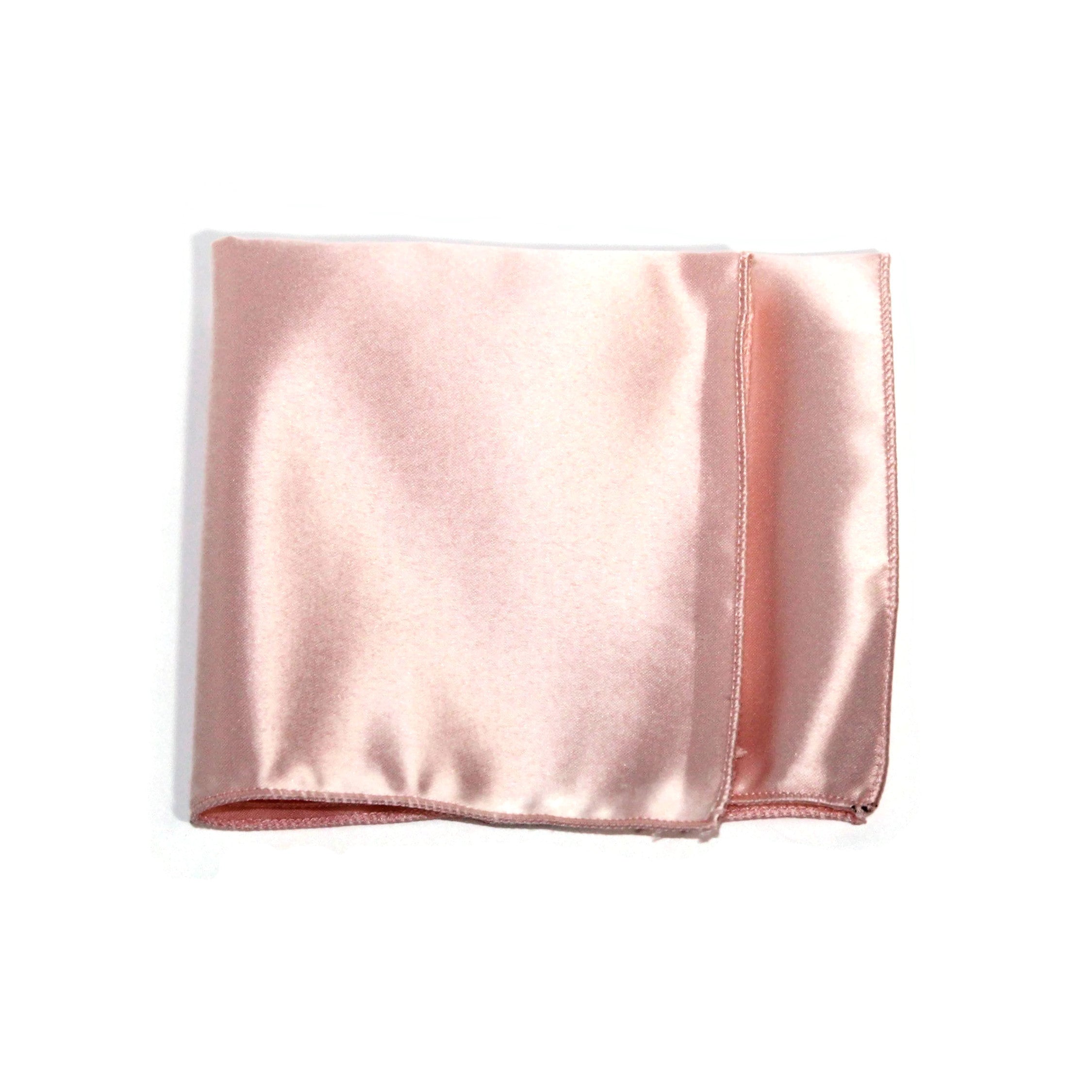 Blush Pink Poly/Satin Pocket Square - Women’s Tuxedo Suits | girls prom tuxedo | gal tux | Wedding Party, Bridesmaids