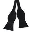 Black Satin Self-Tie Bow Tie - Women’s Tuxedo Suits | girls prom tuxedo | gal tux | Wedding Party, Bridesmaids