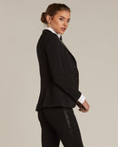 Black Shawl Collar Tuxedo Jacket - Women’s Tuxedo Suits | girls prom tuxedo | gal tux | Wedding Party, Bridesmaids