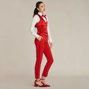 Red Ultra Slim Fit Tuxedo Pants - Women’s Tuxedo Suits | girls prom tuxedo | gal tux | Wedding Party, Bridesmaids