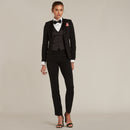 Black Shawl Collar Tuxedo Jacket - Women’s Tuxedo Suits | girls prom tuxedo | gal tux | Wedding Party, Bridesmaids