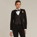 Black Shawl Collar Tuxedo Jacket - Women’s Tuxedo Suits | girls prom tuxedo | gal tux | Wedding Party, Bridesmaids