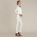 Diamond White Tuxedo Vest - Women’s Tuxedo Suits | girls prom tuxedo | gal tux | Wedding Party, Bridesmaids