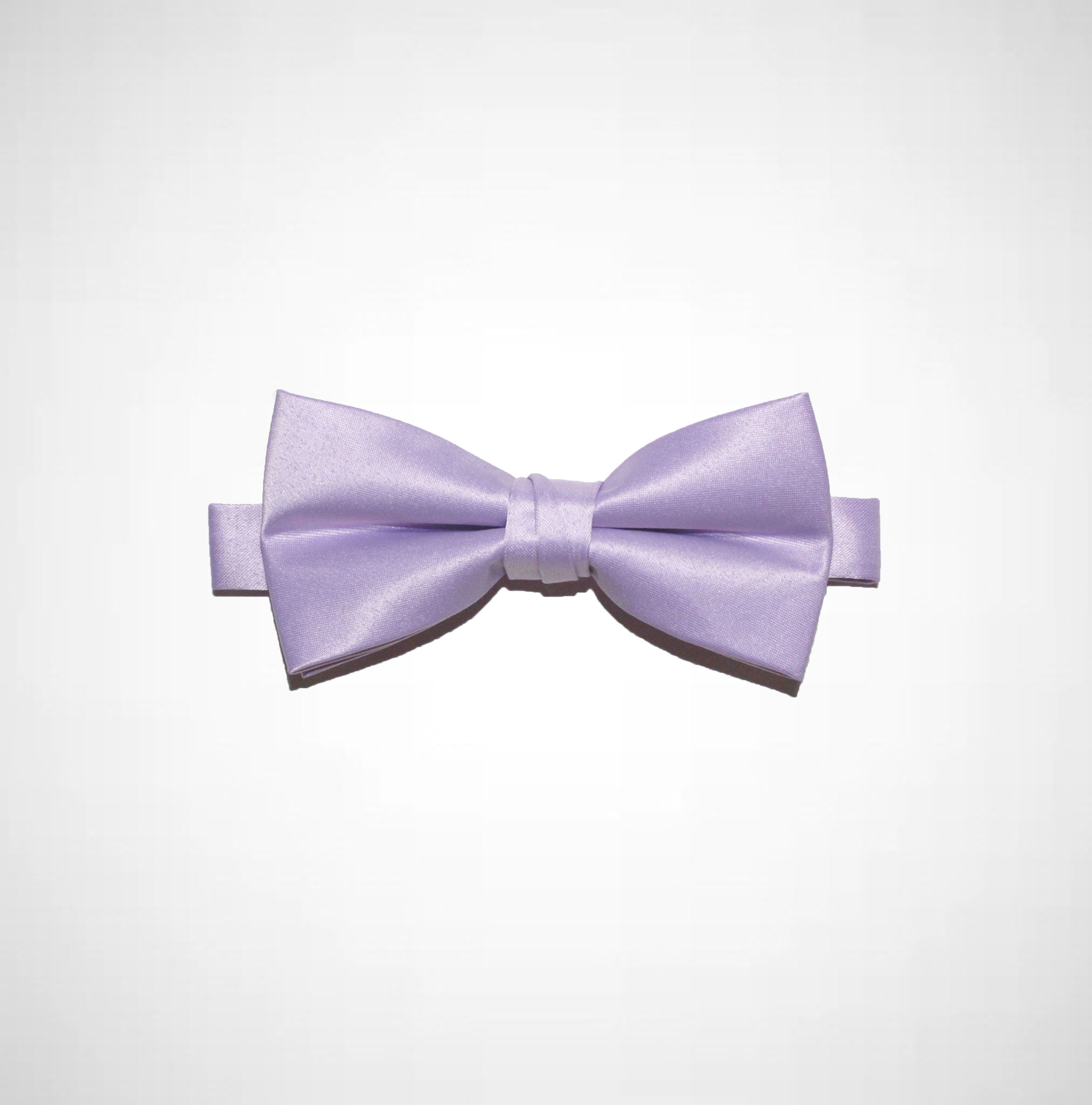 Lavender Poly/Satin Bow Tie