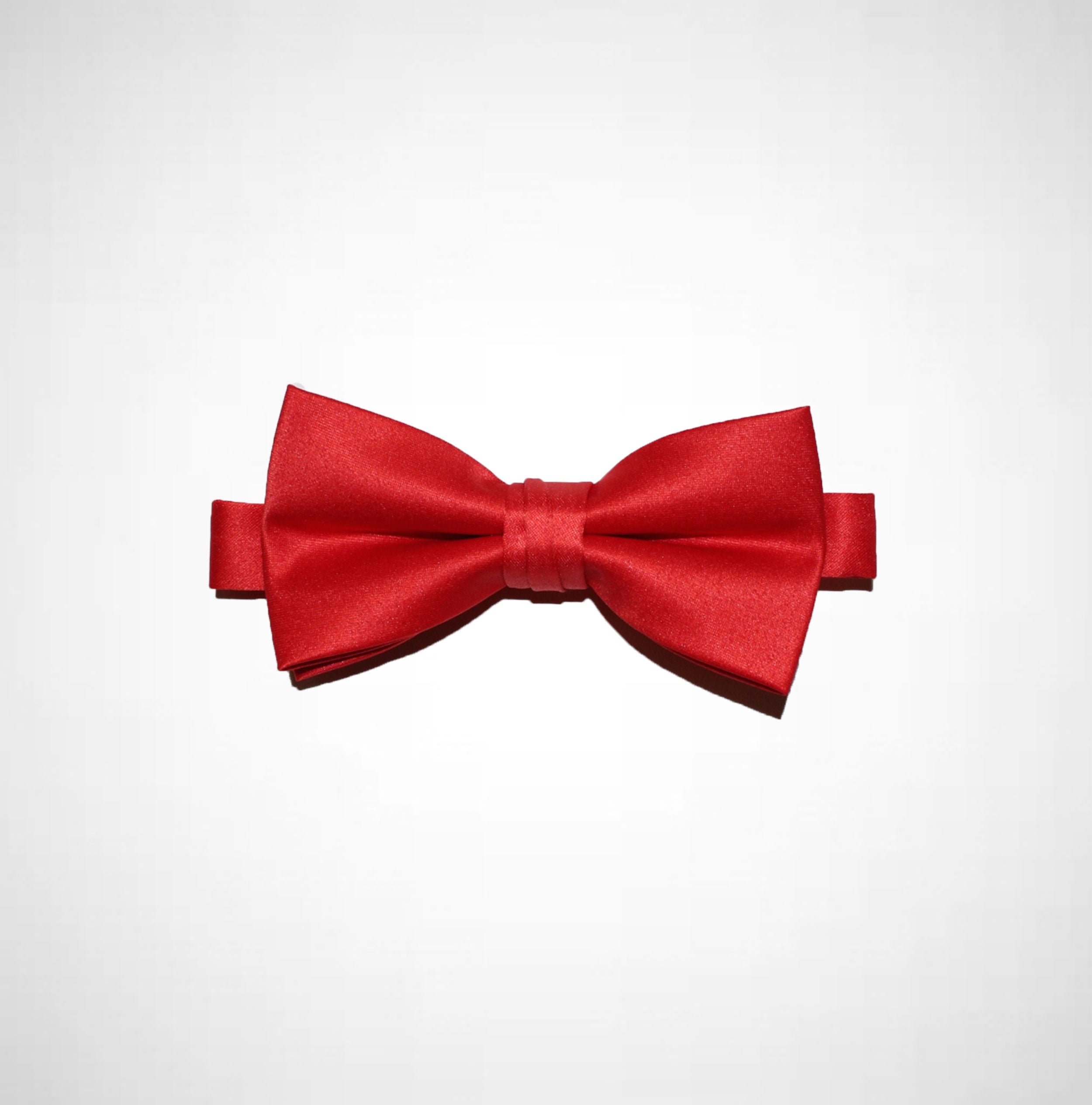 Red Poly/Satin Bow Tie
