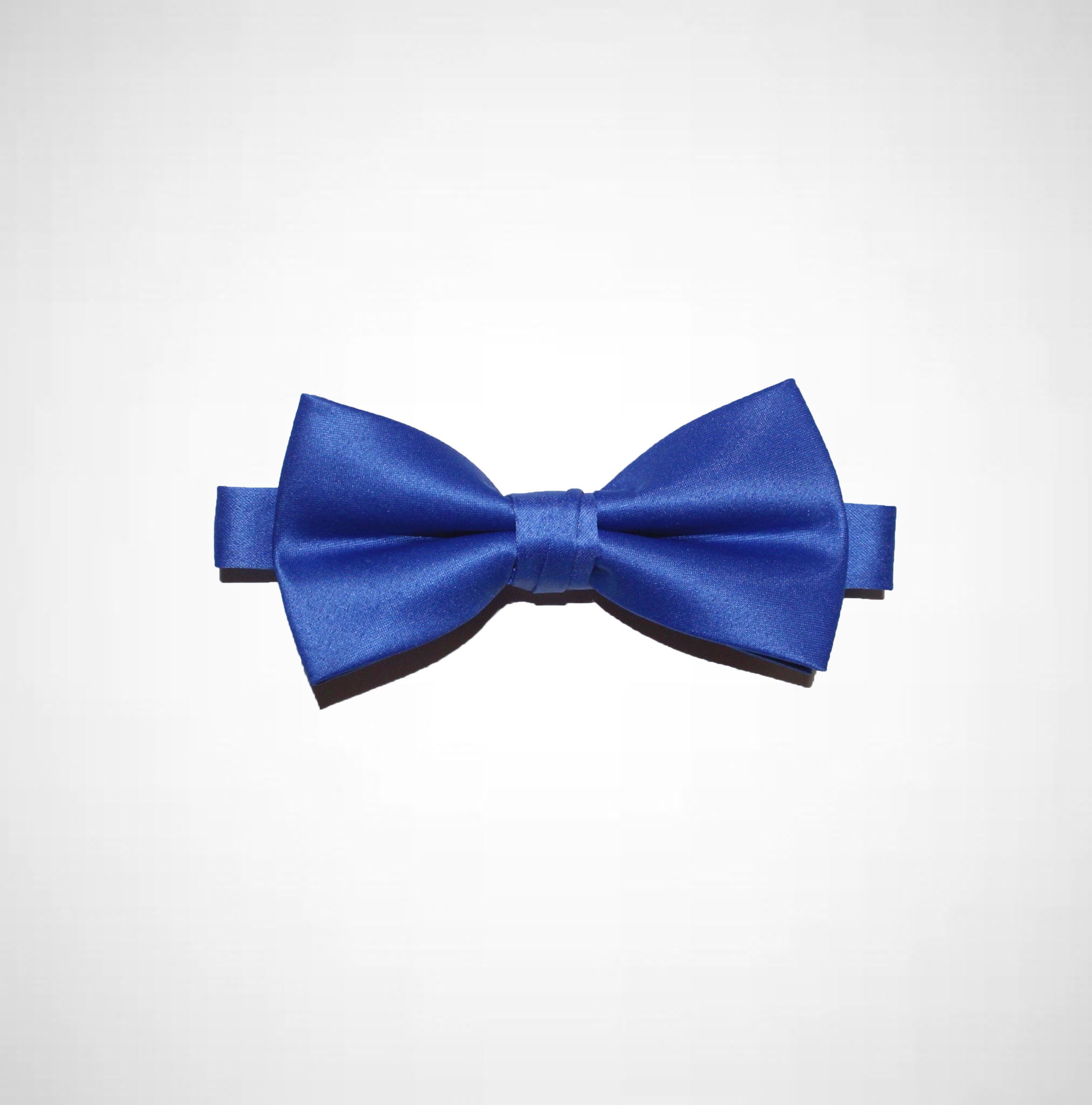 Royal Blue Poly/Satin Bow Tie
