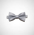 Silver Poly/Satin Bow Tie - Women’s Tuxedo Suits | girls prom tuxedo | gal tux | Wedding Party, Bridesmaids