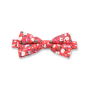 Pink Floral Cotton Bow Tie